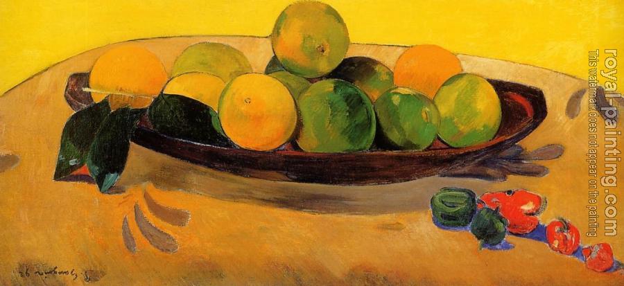 Paul Gauguin : Still Life with Tahitian Oranges